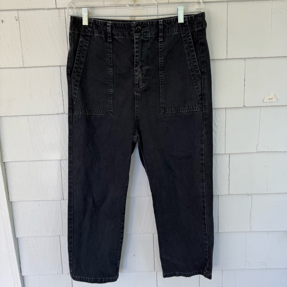 THE GREAT. the Ranger Pant in Washed Black size 28 - Picture 5 of 10